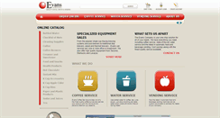 Desktop Screenshot of evanscoffee.com